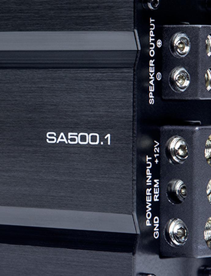 RL-SA500.1 monoblock amplifier feature image
