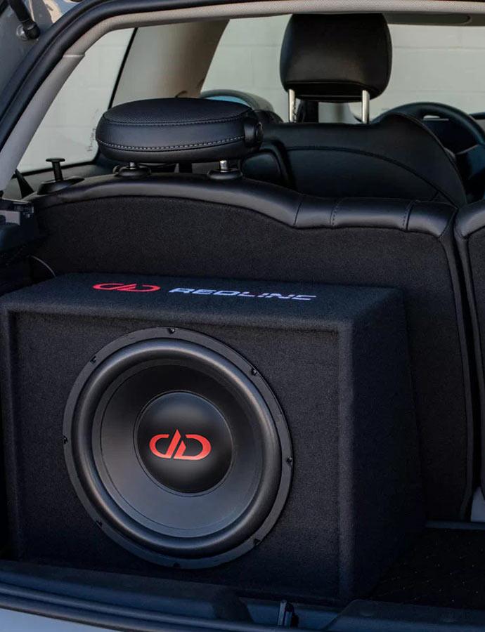 RL-SEa Loaded Enclosure feature image in truck or compact car