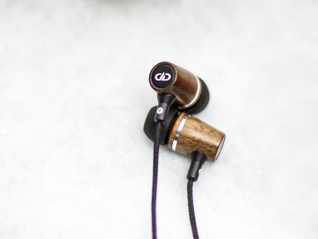 Close Up of DXB-1.1 Walnut Hardwood Housings