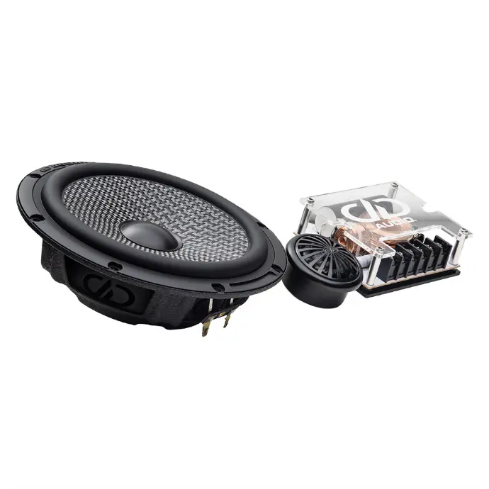 photo of c series 6.5 inch component set including woofer tweeter and crossover