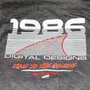 Digital Designs Throwback Hoodie - Design Close Up - 1986 - Digital Designs - True to the Source - DD AUDIO