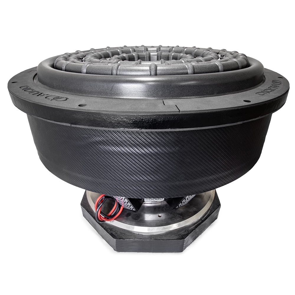 2508G - 8 Inch - Power Tuned 2500 Series Subwoofer - photo titled, top to bottom