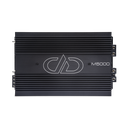 M Series 5000 Watt Monoblock Amplifier - Photo of amp on its side showing top plate, logo, model number