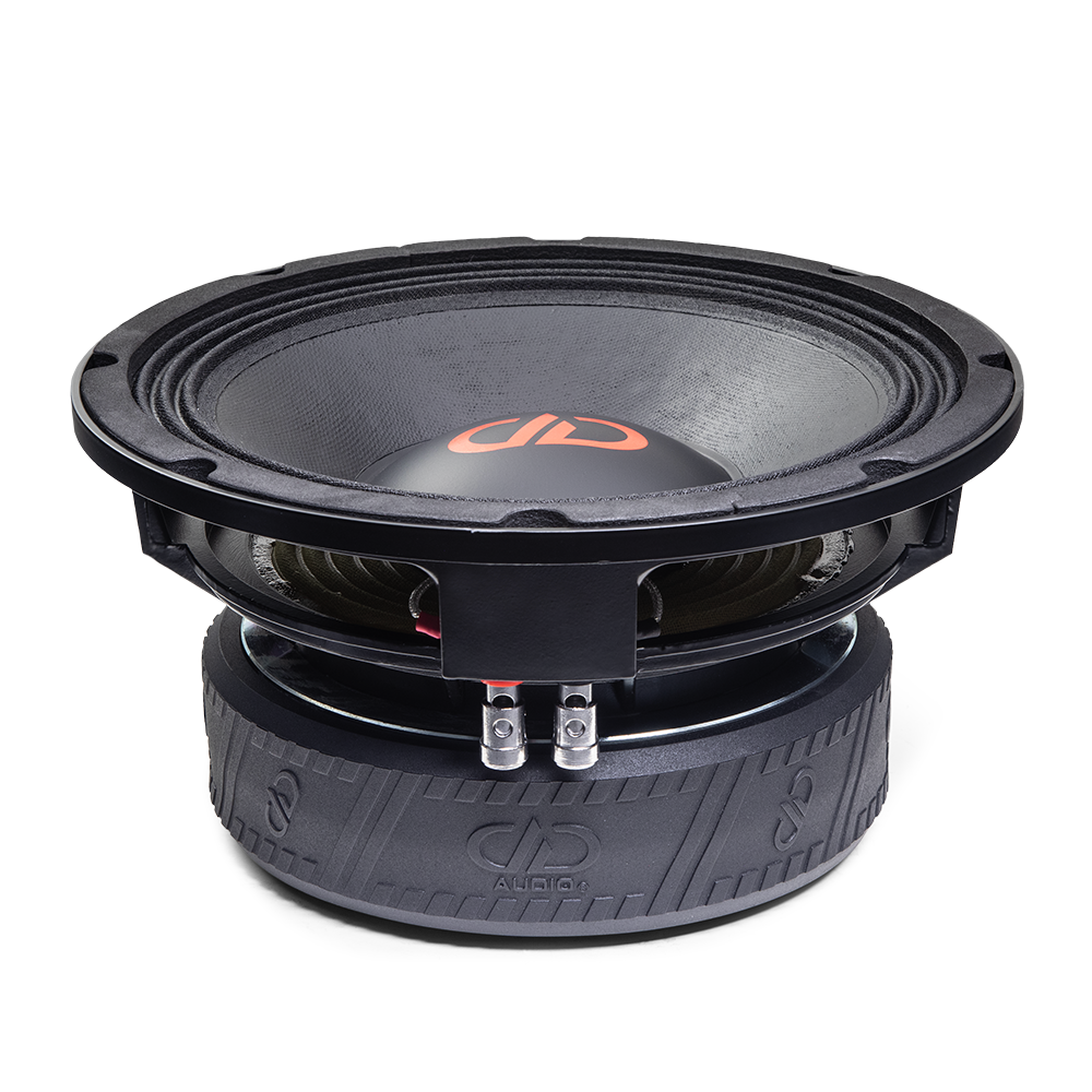 VO-M Series Speaker - photo from top to bottom showing cone, dustcap, basket, motor