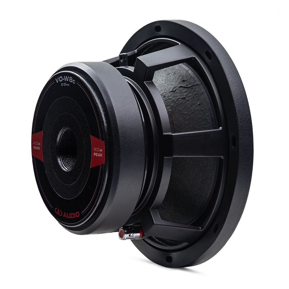 VO-W Midwoofer Speaker - photo shot back to front to show motor, basket and cone exterior