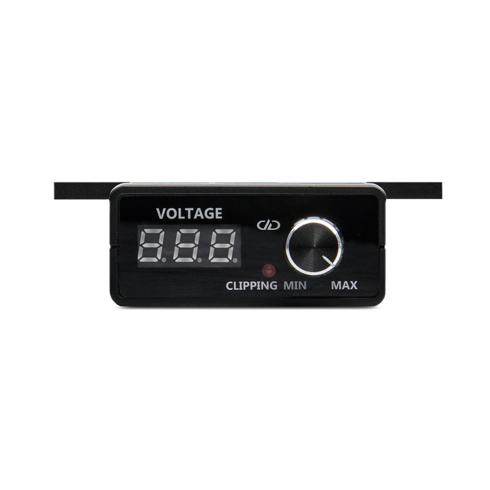 M Series Voltage Remote (8-Pin) - Photo shot straight on showing digital readout and knob