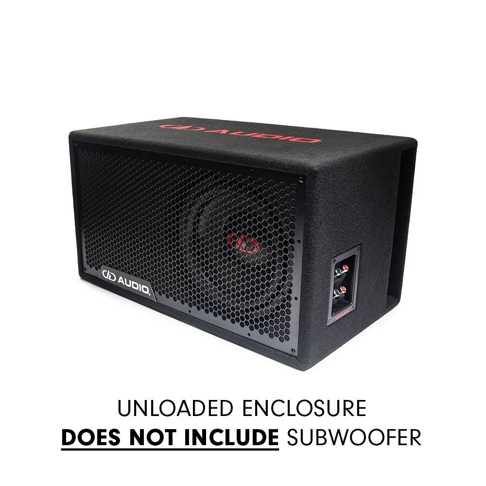 Single 10" Enclosure (Unloaded) - Does Not Include Subwoofer