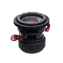US Standard 1506a Power Tuned Subwoofer - Photo from top to bottom showing dustcap, surround, basket, motor boot and leads