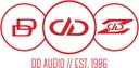 DD AUDIO Heritage T-Shirt 2025 - Graphic showing Classic DD logo, Modern DD logo, and "Z" DD logo with words "DD AUDIO // Est. 1986"