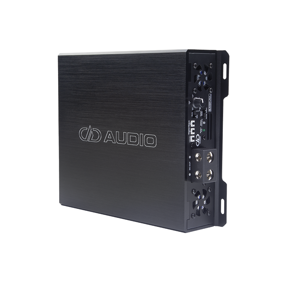 Power Supply (110V/220V) - photo shot on side angled to show logo, connections, fan ports and settings