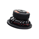 SL700 Slim Line Series Subwoofer - Photo of SL710 shot bottom to top, showing motor, backplate, basket, push connectors and gasket