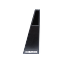 Single 10" Tundra Wedge Enclosure (Unloaded) - photo shot profile showing steep angle and port at the peak