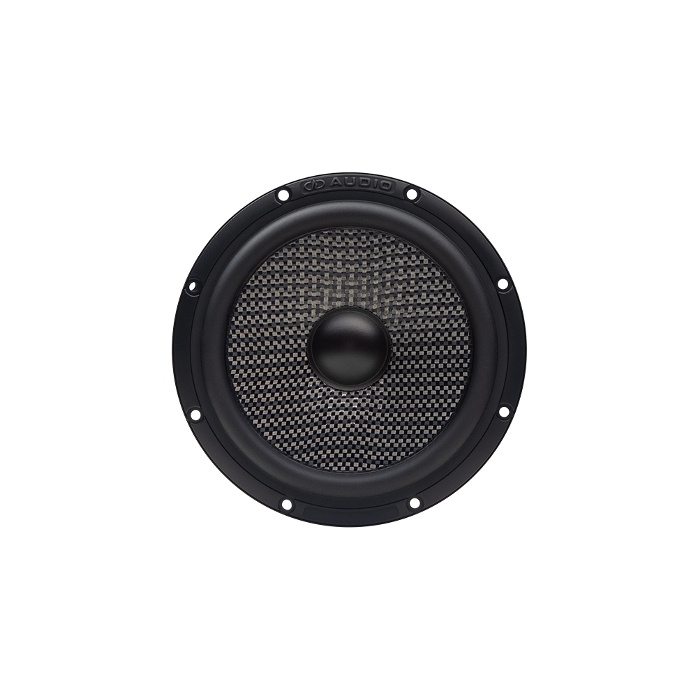 C Series 6.5" Component Set w/Crossover (Pair) - Photo of C Series 6.5 Woofer component facing front to show composite cone, surround, and dustcap