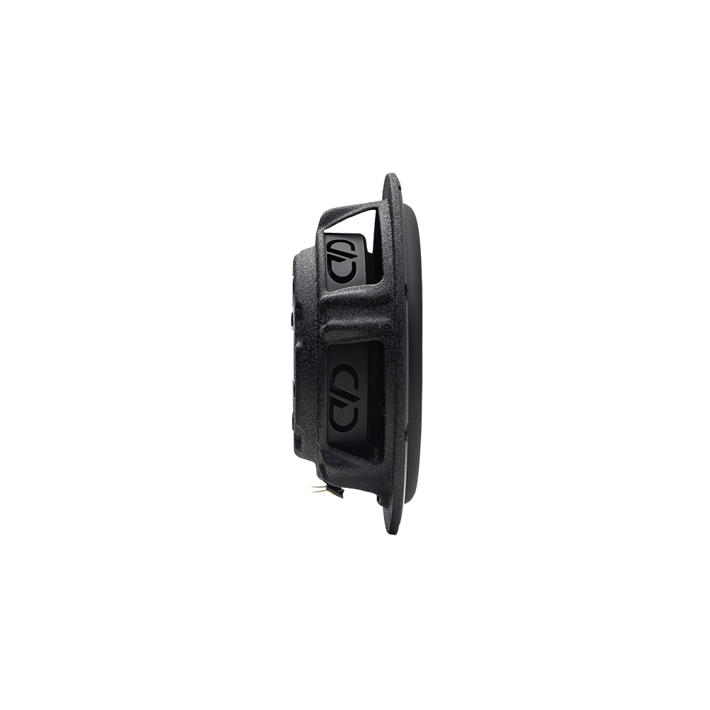 C Series 6.5" Component Set w/Crossover (Pair) - Photo of C Series 6.5 Woofer component shot back to front to show integrated motor with DD logo in the basket