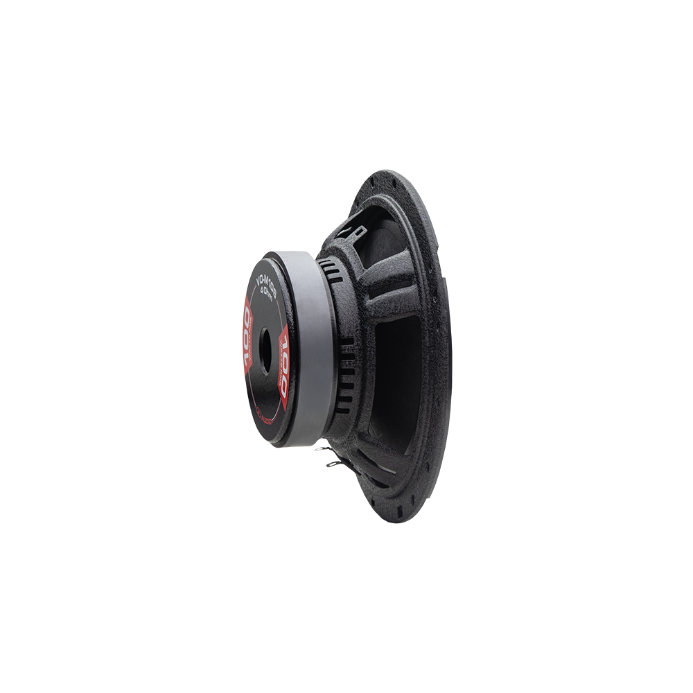 VO-M 100 Series (6.5" Midrange) - Photo angled back to front to show motor and basket