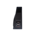 Single 10" Slim Truck Loaded Enclosure - photo profile showing side with terminal cup and port