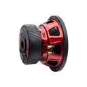 510e-d2 SE - Photo of the limited 510E-SE (Special Edition) angled back to front to show motor, boot, candy apple red basket, and gold push connectors