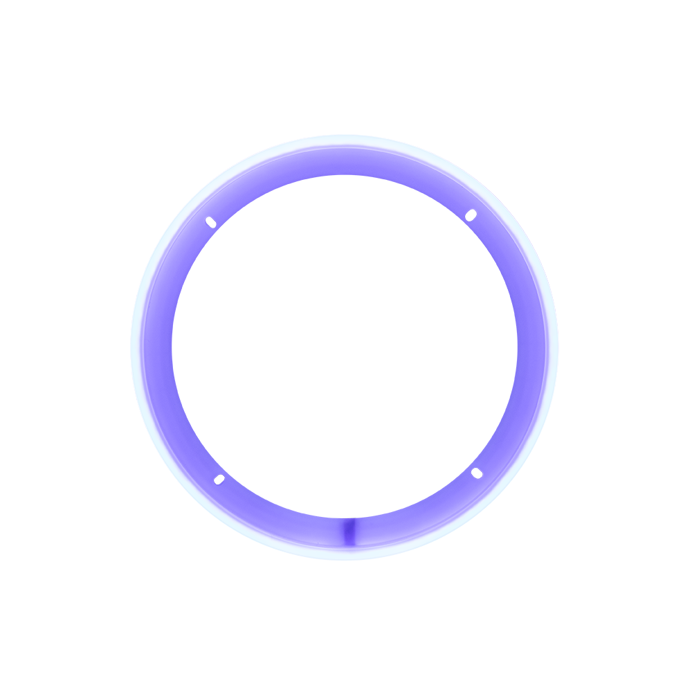 B Stock - LED RGB Light Ring - 8 Inch (Pair)