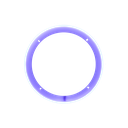 B Stock - LED RGB Light Ring - 8 Inch (Pair)