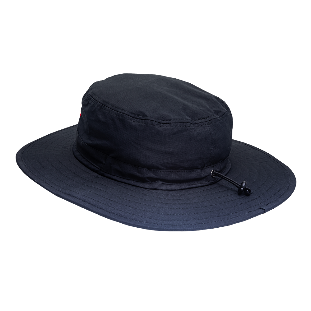 DD AUDIO Wide Brim Hat - Photo of hat shot from back to show draw string