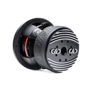 BS-608f-d4 - 8 inch 600 series subwoofer angled back showing motor basket and cone