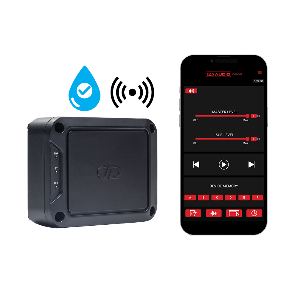 B  Stock - DSI-X2 - IPX7 Waterproof Rated, 8 Channel DSP (remote incl.)
