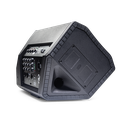 Photo of RAGER-PRO-851 angled left to partially show controls, positioned to direct sound up and out horizontal