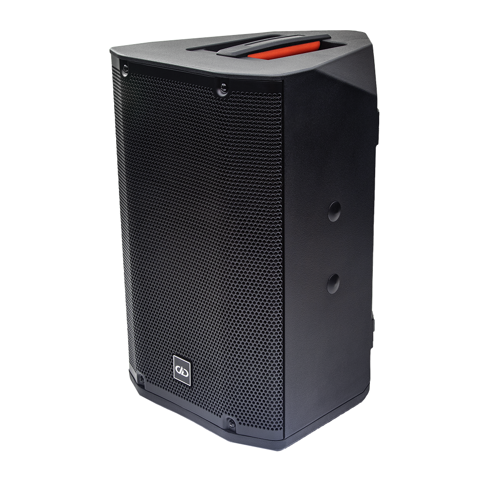 Photo of RAGER-PRO-851 angled top to bottom left to the side showing blank side (no controls)