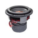 Photo of 712G top down angled forward to show surround, cone, dustcap backed by basket, leads, and motor in boot