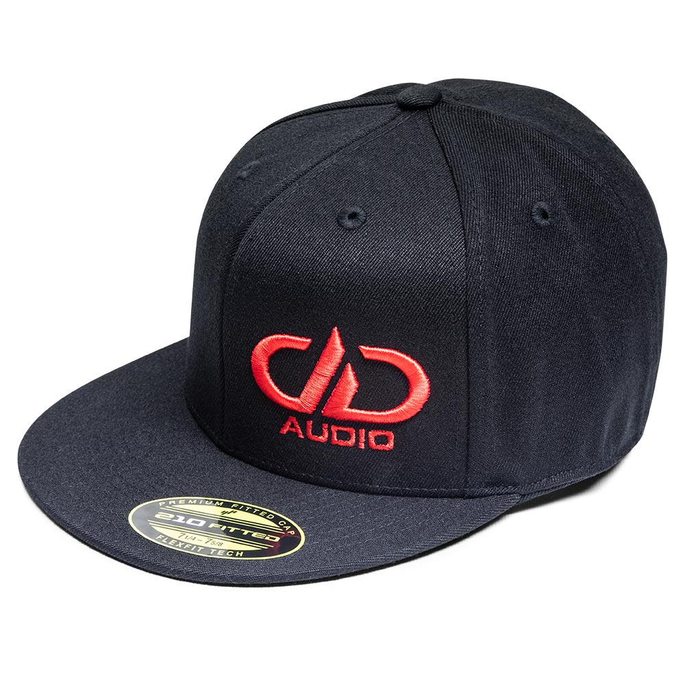 DDA FlexFit Flat Bill Hat - Front to Back Side