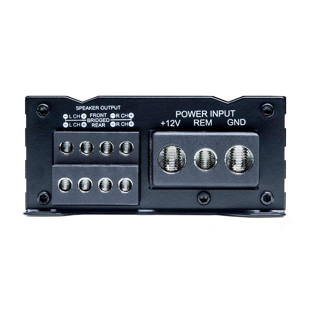 Redline SA Series 4x75 Amplifier - left side of amp showing power inputs