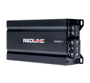 Redline SA Series 500W Monoblock Amplifier - angled left showing power inputs