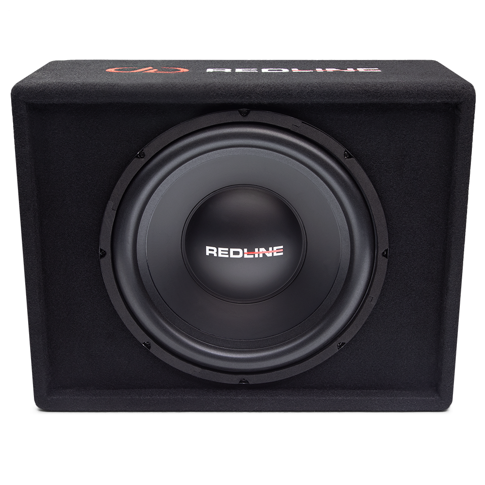 Redline 12&quot; Sealed Enclosure 1 Ohm - front of woofer in box