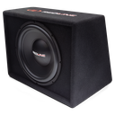 Redline 12&quot; Sealed Enclosure 1 Ohm - angled front to back from side