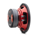 SWa REDLINE Hi-Def Tuned Subwoofer Series - Photo of SW-08 - Angled Back to Front Showing Motor and Connectors
