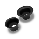 PORT KIT - Photo Quality Rendering of One Small Flange and One Large Flange