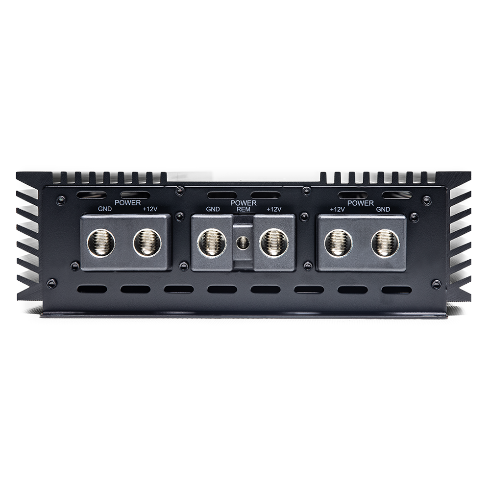 M8000 Amplifier - Photo of Right Side Power Connections