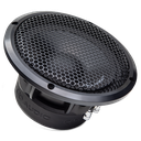 AW6.5a 6.5&quot; A Series Woofer Set - Front Facing Photo Angled Back to the Right, Showing Part of Motor - Has Grill
