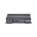 D Series 4 Channel 800 Watt Amplifier - Photo of Top Angled Back to Show Connections and Controls