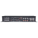 D Series 5 Channel 1750 Watt Amplifier - Photo Zoomed in on Connections and Controls