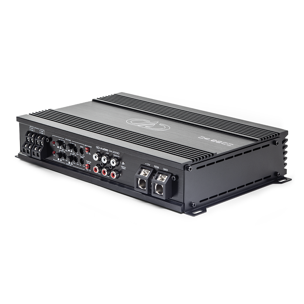 D Series 2200W 4-Channel Amplifier