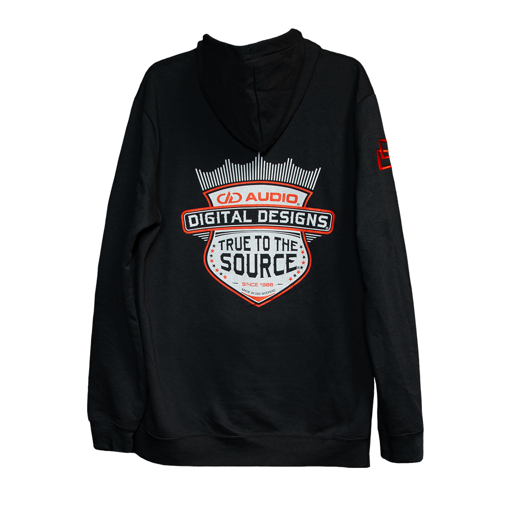 Sudadera con Capucha y Cremallera Completa "Roadie" de DD AUDIO