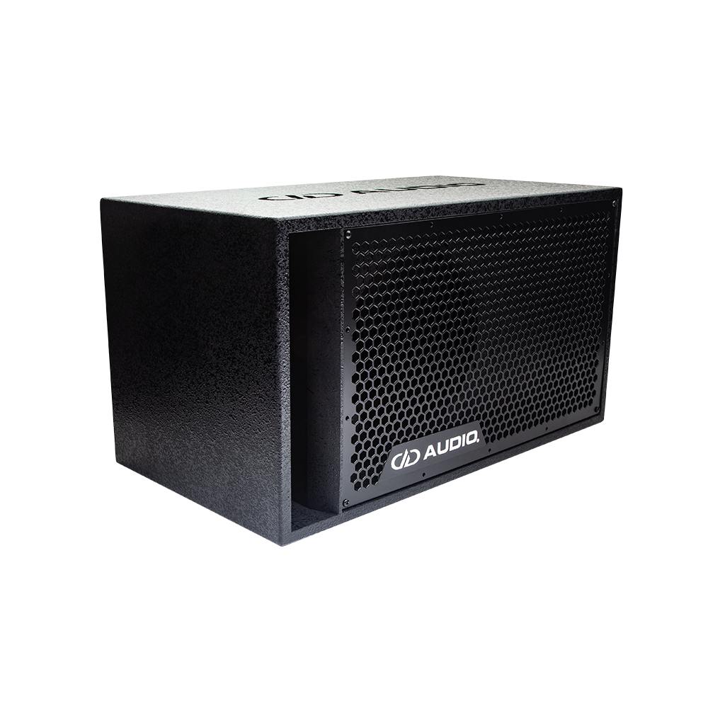 Unloaded Single 10" Coated Enclosure 