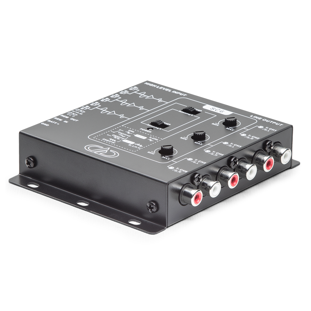 6-channel Active Line Output Signal Summing Converter