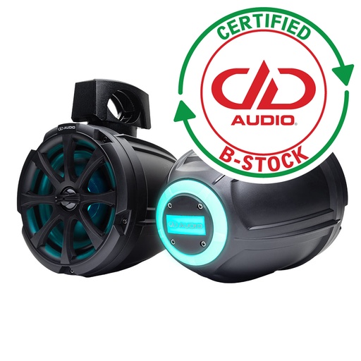[BS-MC106b] B Stock - MC-106B - MC-106B 6.5" Marine Can Speakers with LED (pair)