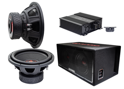 [512e-ss1500-ue122-bdl] 1500w RMS - Dual 12" Bundle - Subs, Enclosure, Amp