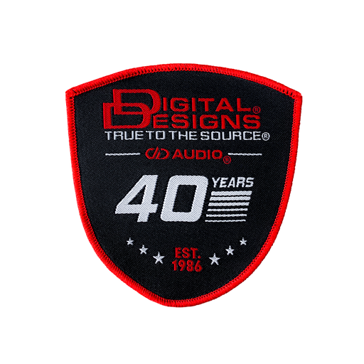 [DD-40-Woven-Patch] DD 40th Anniversary Woven Patch